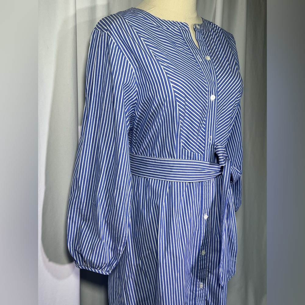 JMcLAUGHLIN Korinne Stripe Dress | L - Picture 7 of 11
